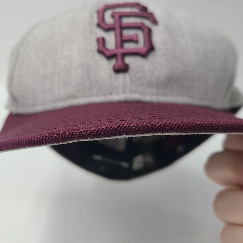 New Era brim slightly